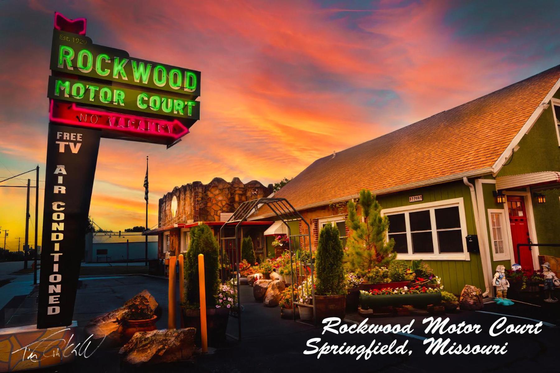 Motel Rockwood Motor Court Springfield Esterno foto